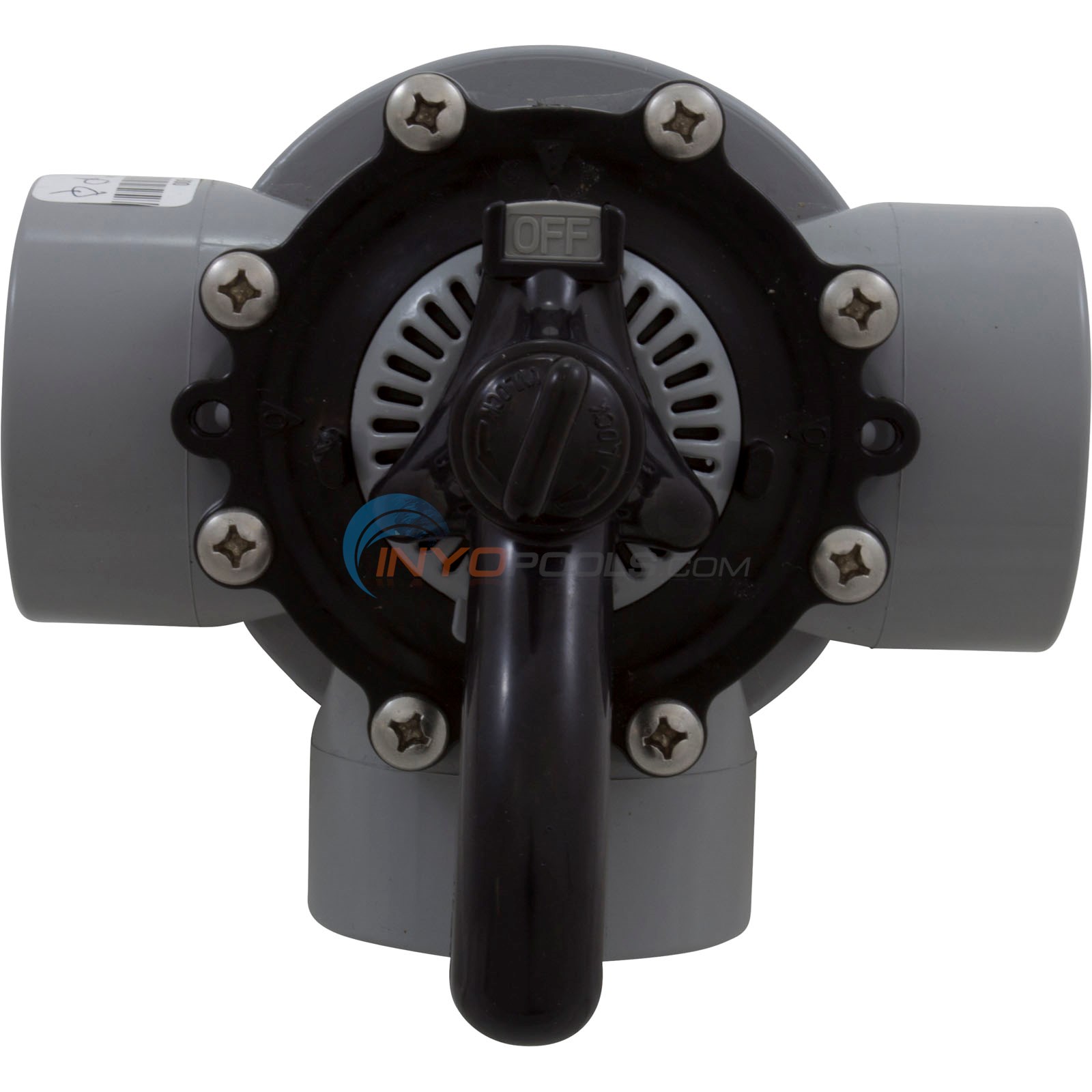 Custom Molded Products CMP Pool and Spa Diverter Valve, 2" Inside, 2-1/2" Outside Slip, Gray PVC - 25933-201-000