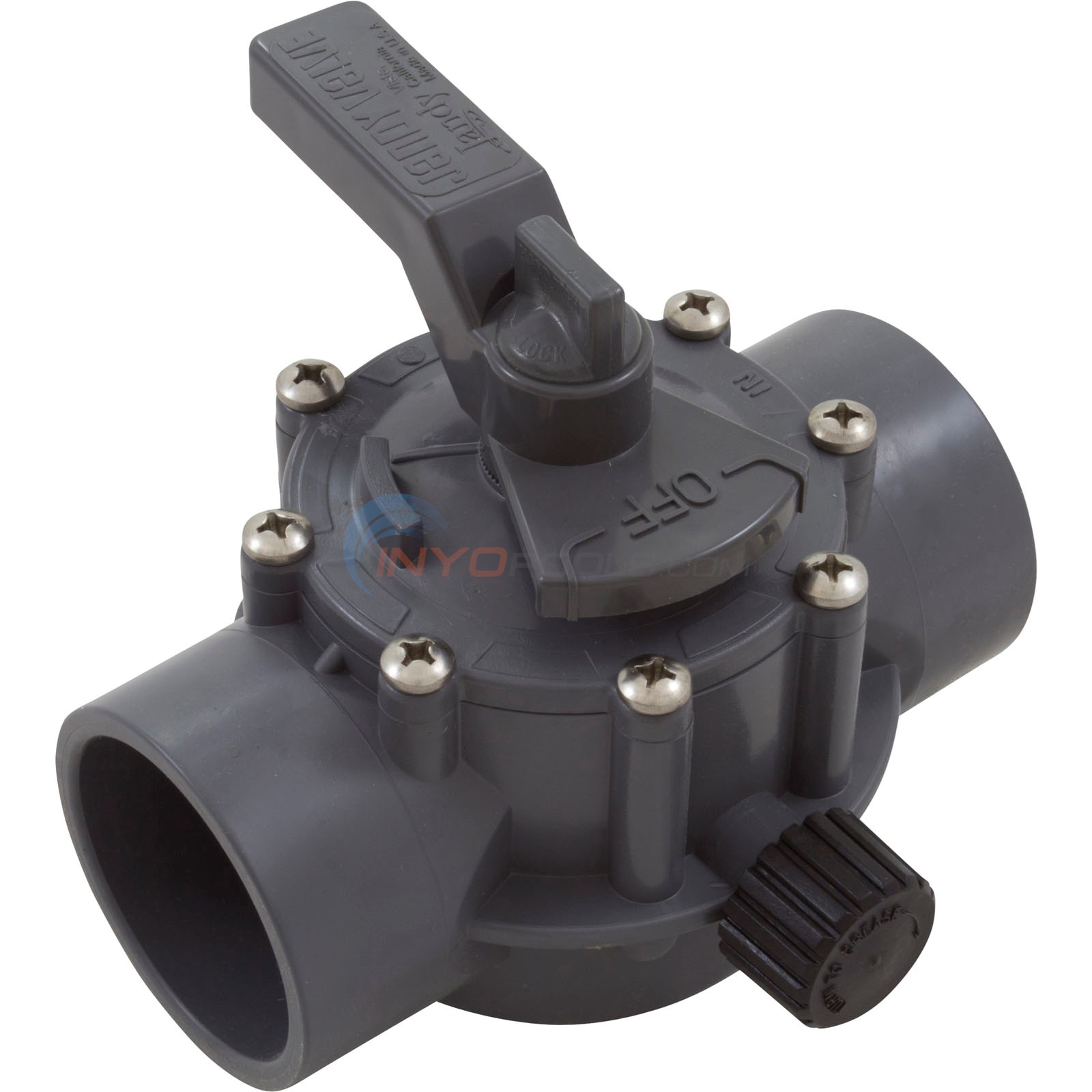 Jandy Gray 2 Way Valve 2" Inside / 2 1/2" Outside