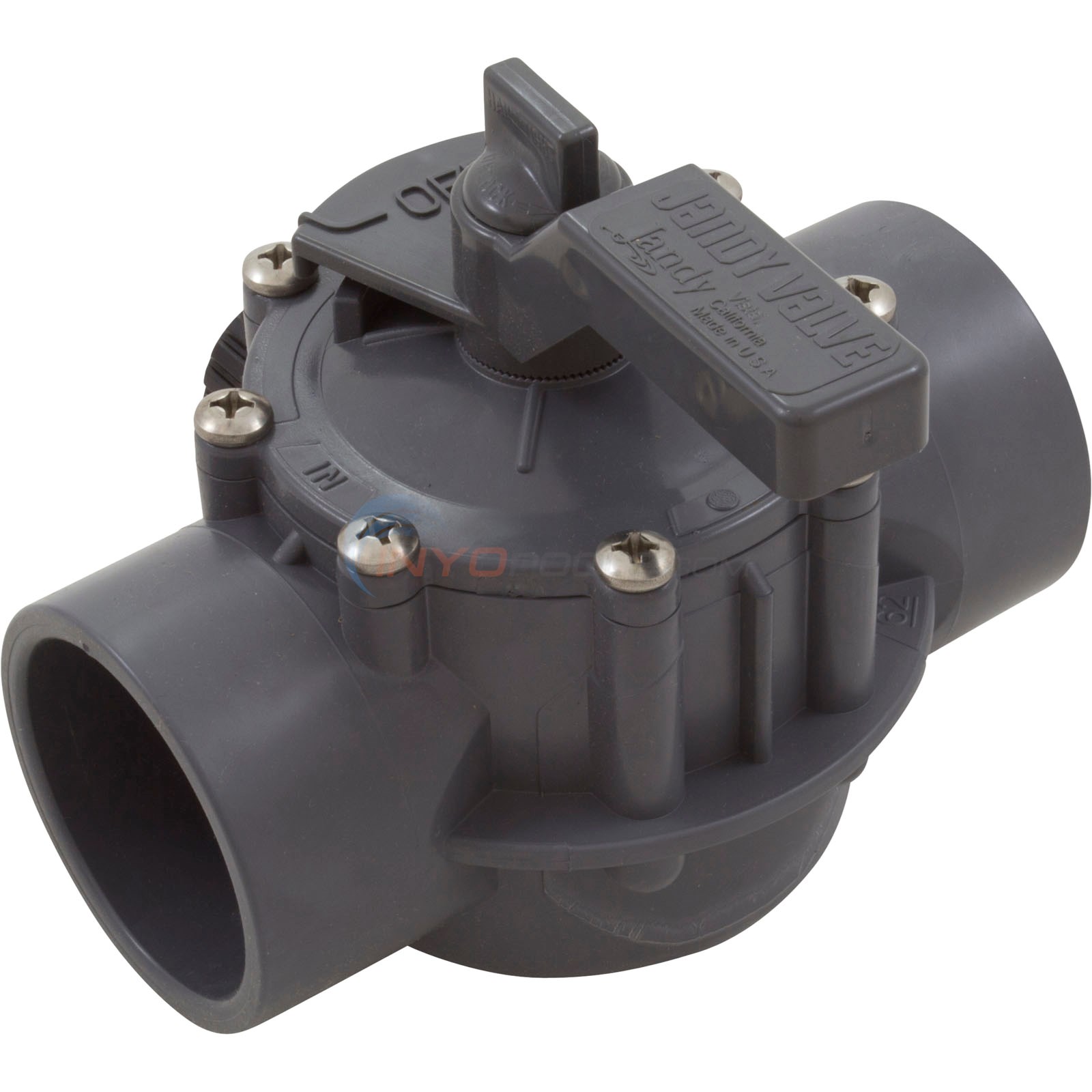 Jandy Gray 2 Way Valve 2" Inside / 2 1/2" Outside - 2876