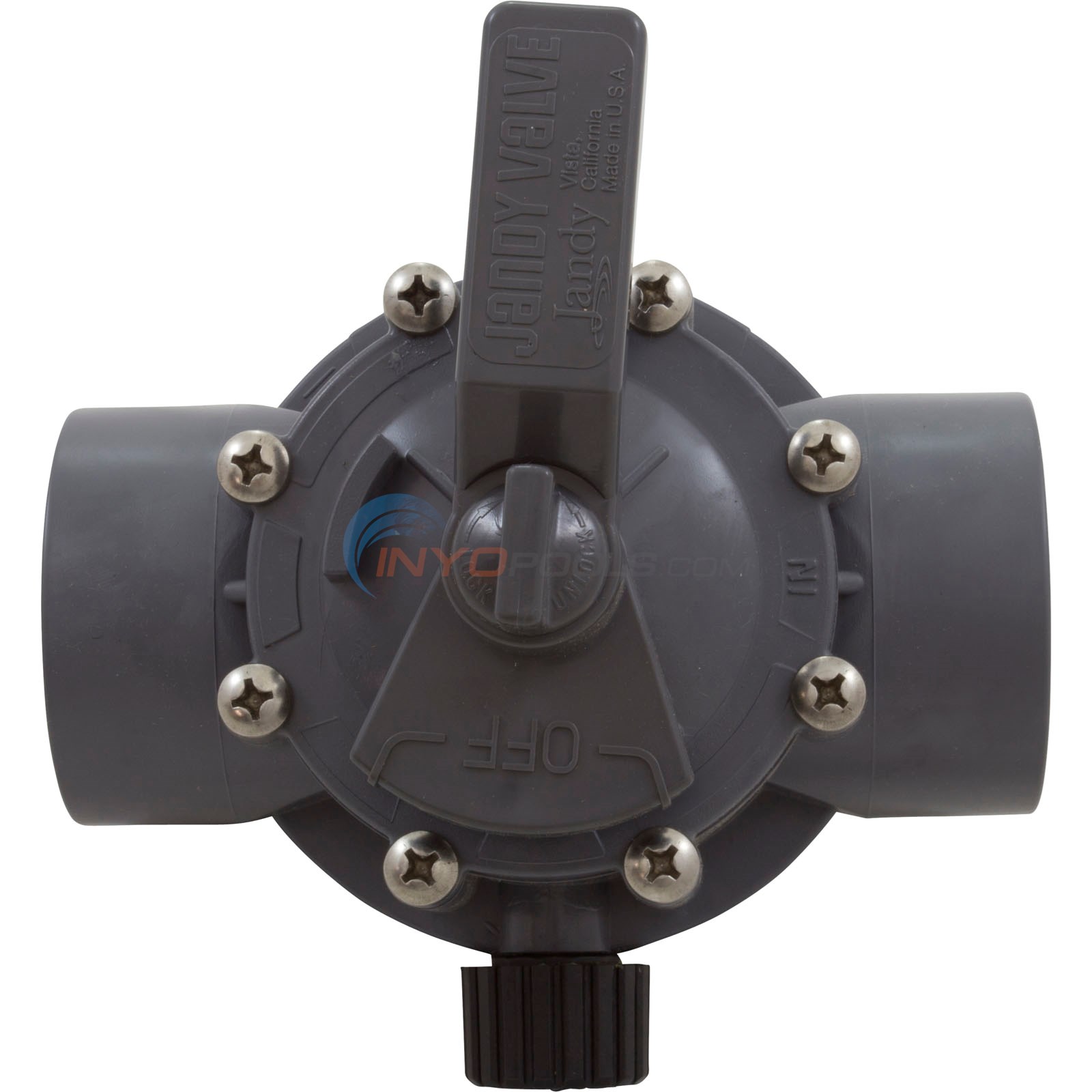 Jandy Gray 2 Way Valve 2" Inside / 2 1/2" Outside - 2876