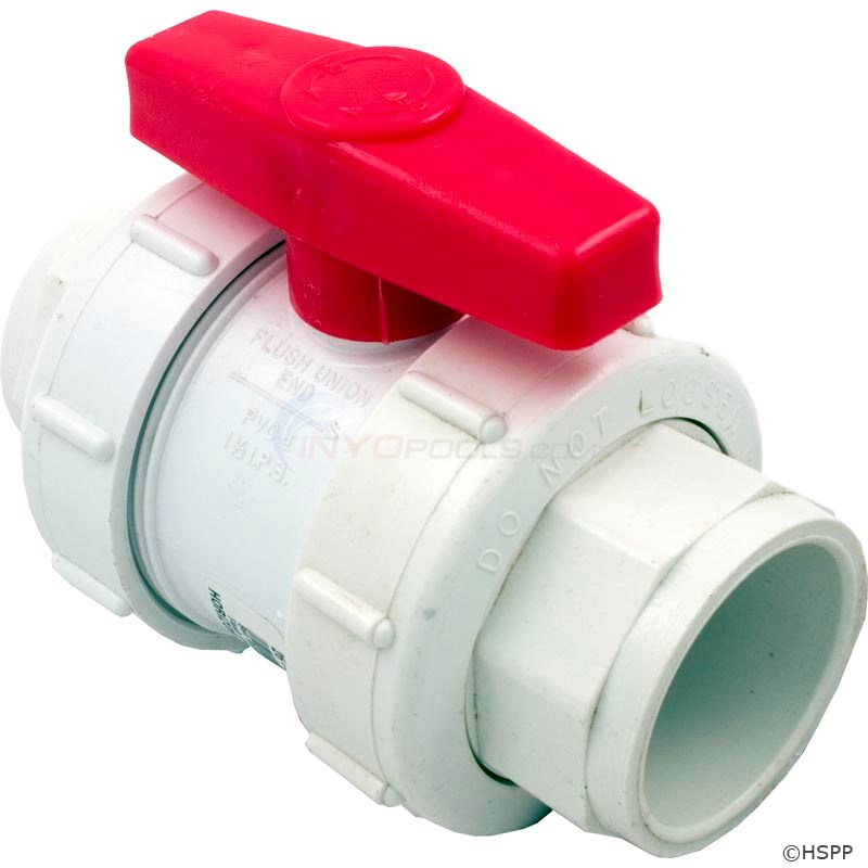 BALL VALVE 1 1/2" UNION SLIP x 1 1/2" UNION SLIP
