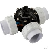 CMP CPVC 3-Way Valve With Unions, 2" Inside- 25923-204-000