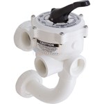 Pentair Threaded Multiport Valve Compatible with Certain Sand and D.E Filters, 1-1/2" - 261173