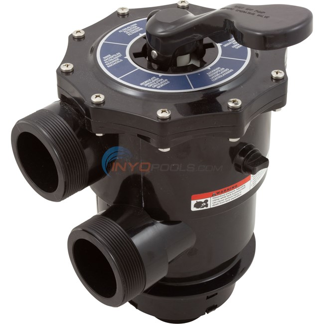 Pentair 2" Multiport Valve for Pool Filter, TA60, SD80, CFII26, No Unions - 263085