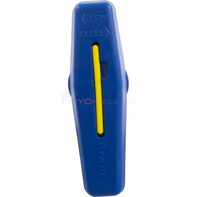 Praher 2-Way Ball Valve Handle - Blue - SU-200-1B - Pool & Spa Replacement Part