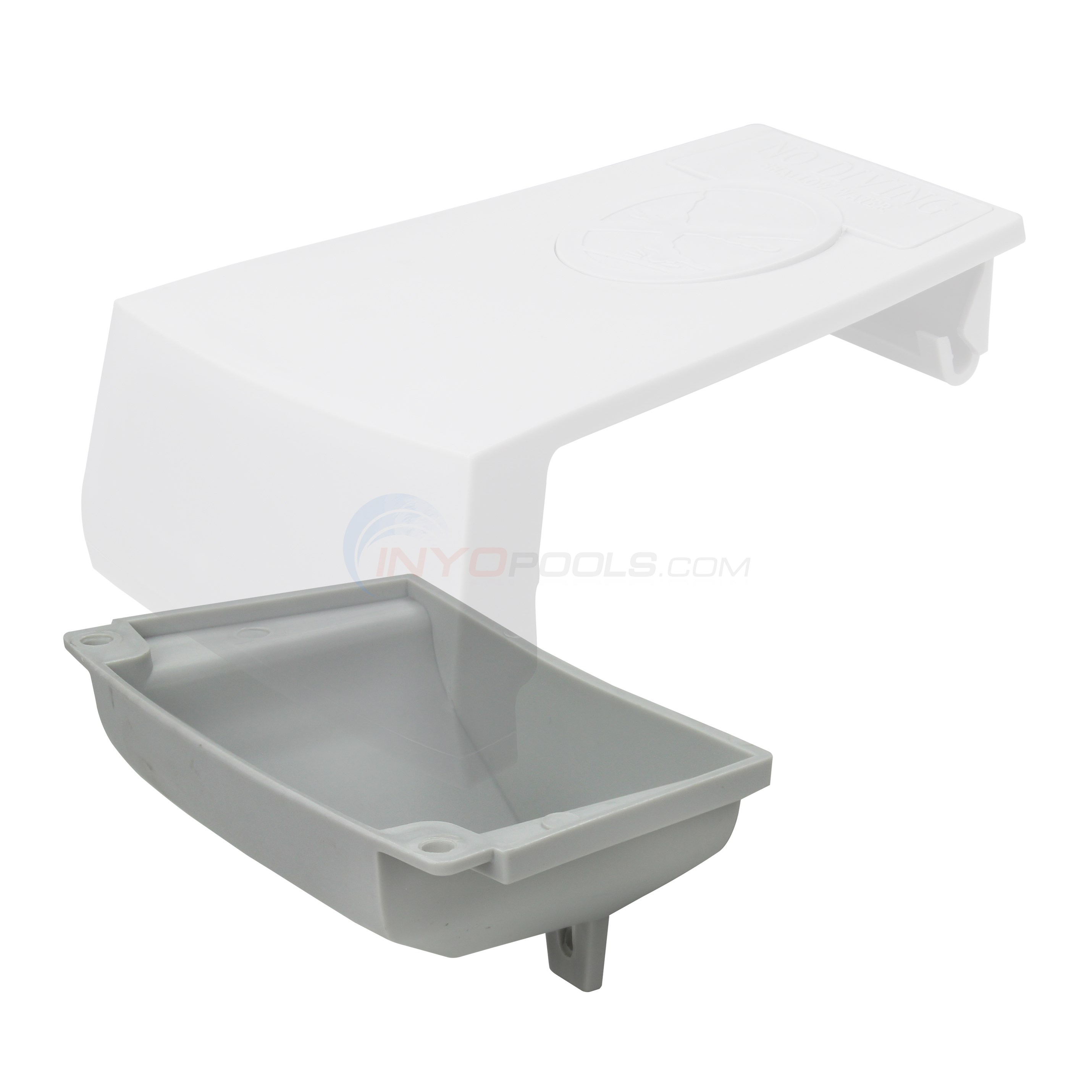 Wilbar Ponderosa Top Cap Support for Curved Sections, 6", Pewter Gray, Single - 27036