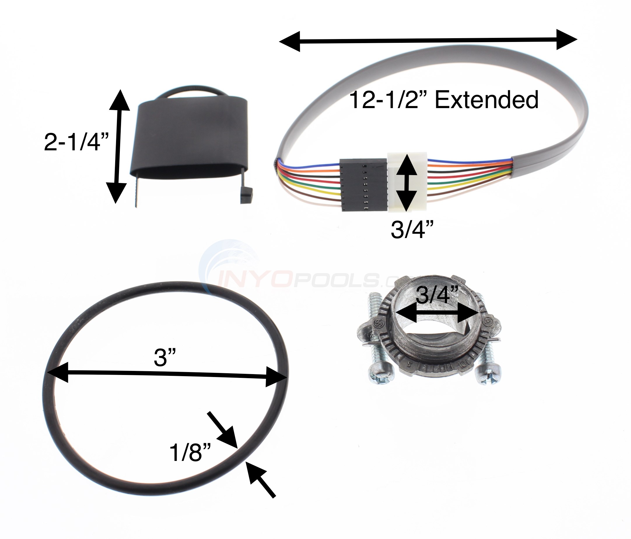 Jandy AquaPure 1400 Replacement Cell, 40,000 Gal Pool, 16ft Cord, Tri