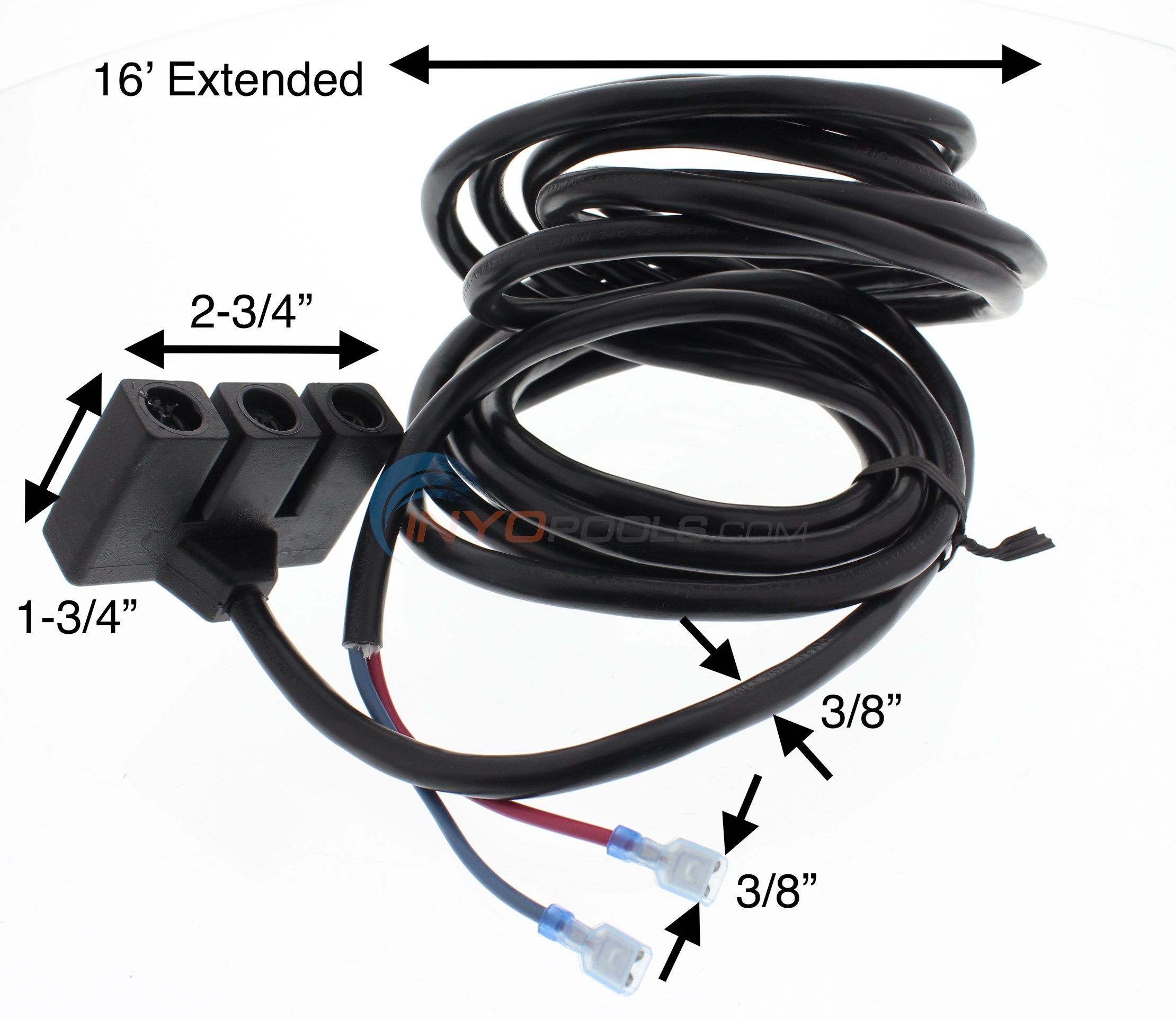 Jandy AquaPure 1400 Replacement Cell, 40,000 Gal Pool, 16ft Cord, Tri