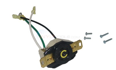 TWIST-LOCK PUMP OUTLET, 120V/20A