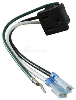 PUMP OUTLET, 120V/15A, SNAP-IN