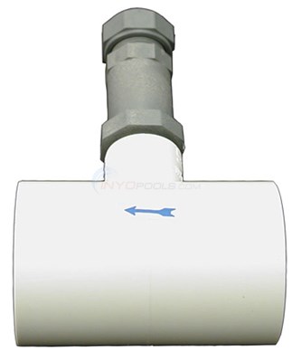 FLOW DETECTOR WITH TEE