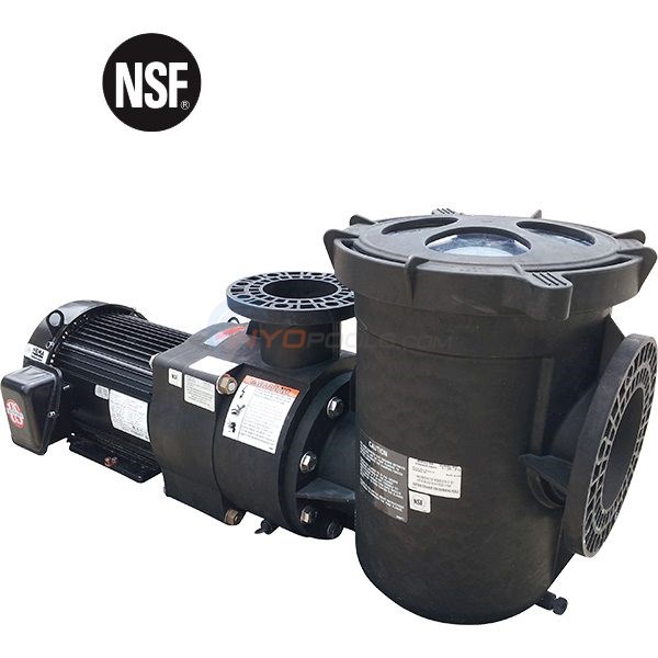 EQ Series Pump 15HP 3-Phase 208-230/460V W/ Strainer (EQK-1500