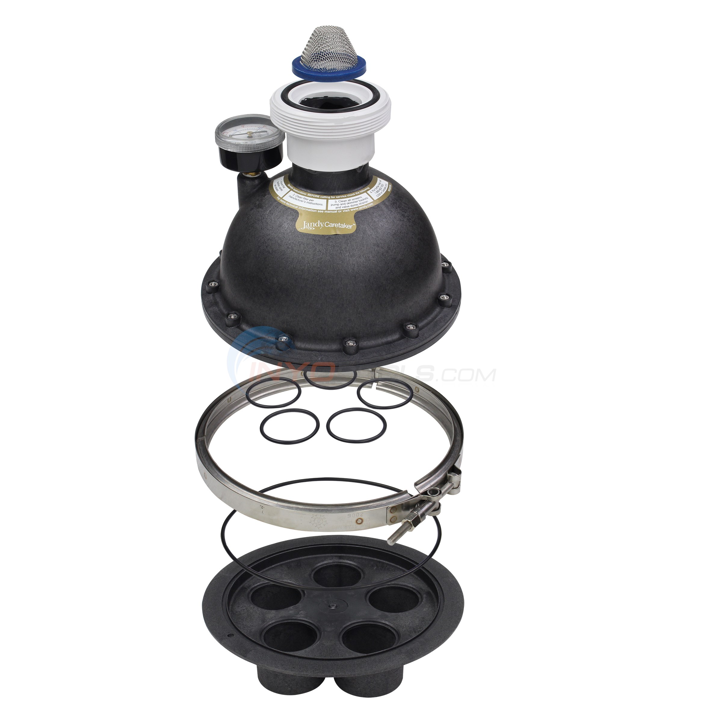 Jandy Zodiac Caretaker InFloor Pool Cleaner Complete 5Port Water