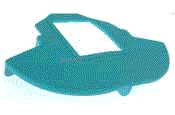 APRON, (TURQUOISE) (W49855)
