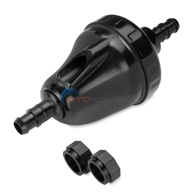 Custom Molded Products Backup Valve Case Only for Polaris Pool Cleaners Black - G64