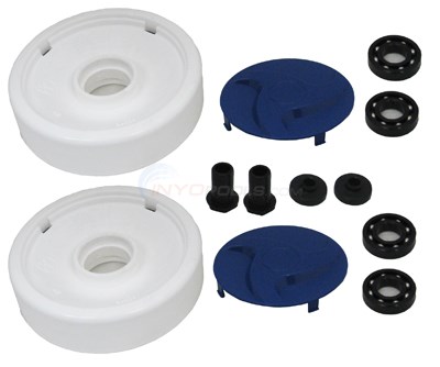 REAR WHEELS With BEARINGS NUTS & HUBCAPS