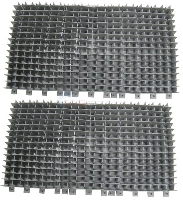 Gray Brush, Diagnostic, Set Of 2