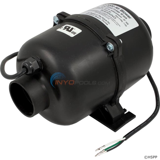 Air Supply Comet 2000 Spa Blower 1HP 110V 4 PIN 4 FT AMP PLUG  4.5 Amps - 3210101