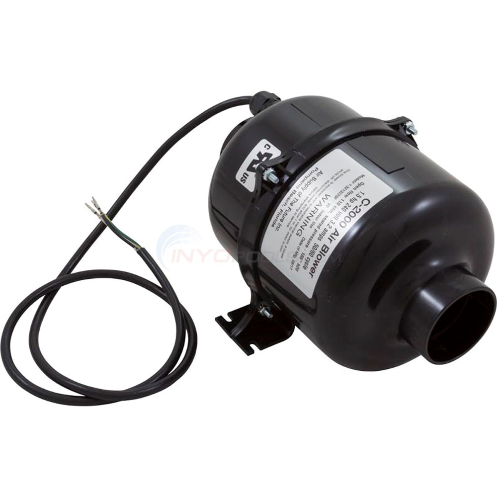 Comet 2000 Spa Blower  1.5HP 220V AMP 3.2 Amps 4ft AMP Plug