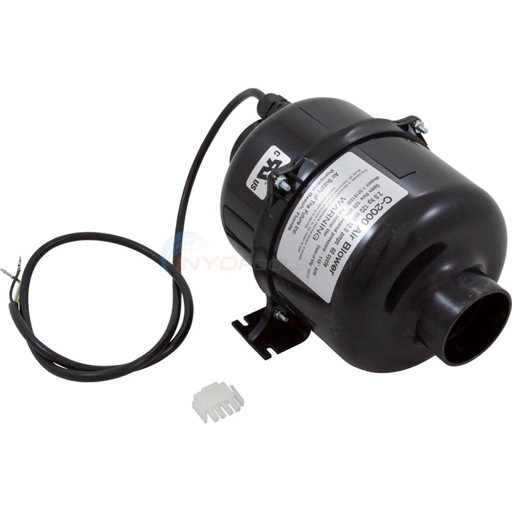 Comet 2000 Spa Blower 2HP 110V 4 Ft Amp Plug, 10.0 Amps