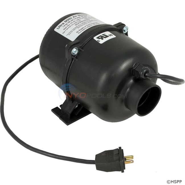 Ultra 9000 Spa Blower 1HP 110V W/ JJ Std Plug (3910101)