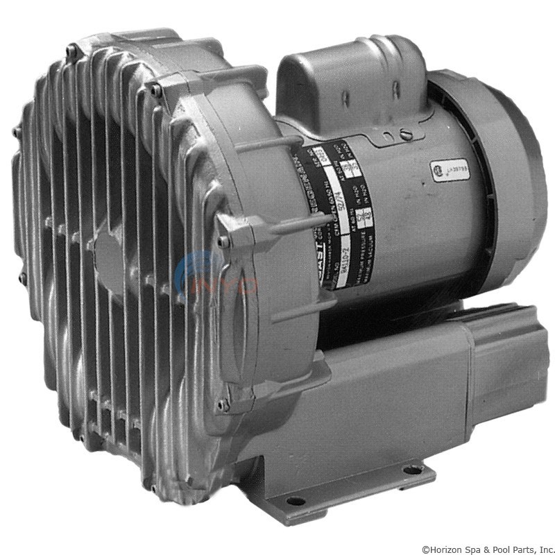 Commercial Blower, 1.0HP 120/230V Single Phase (Gast) (R4110-2)