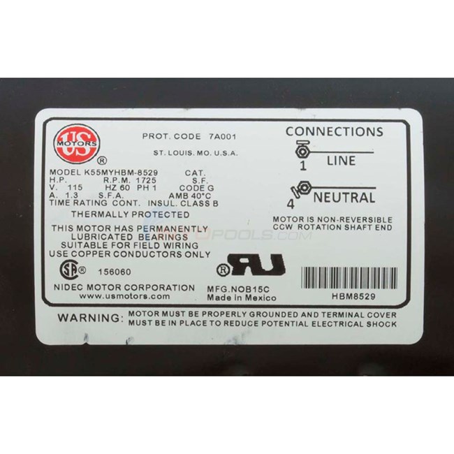 Waterway Uni-Might 1/8HP 115V Discontinued - 3410030-1X