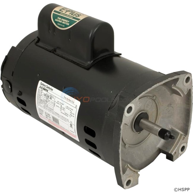 A.O. Smith Century 3/4 HP Square Flange 56Y Full Rate EE Motor - B2661