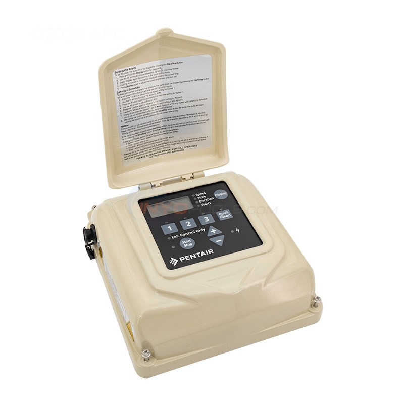 Pentair Almond Drive Cover with Control Panel - 353123