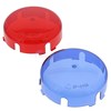 LENS COVER KIT, BLUE AND RED