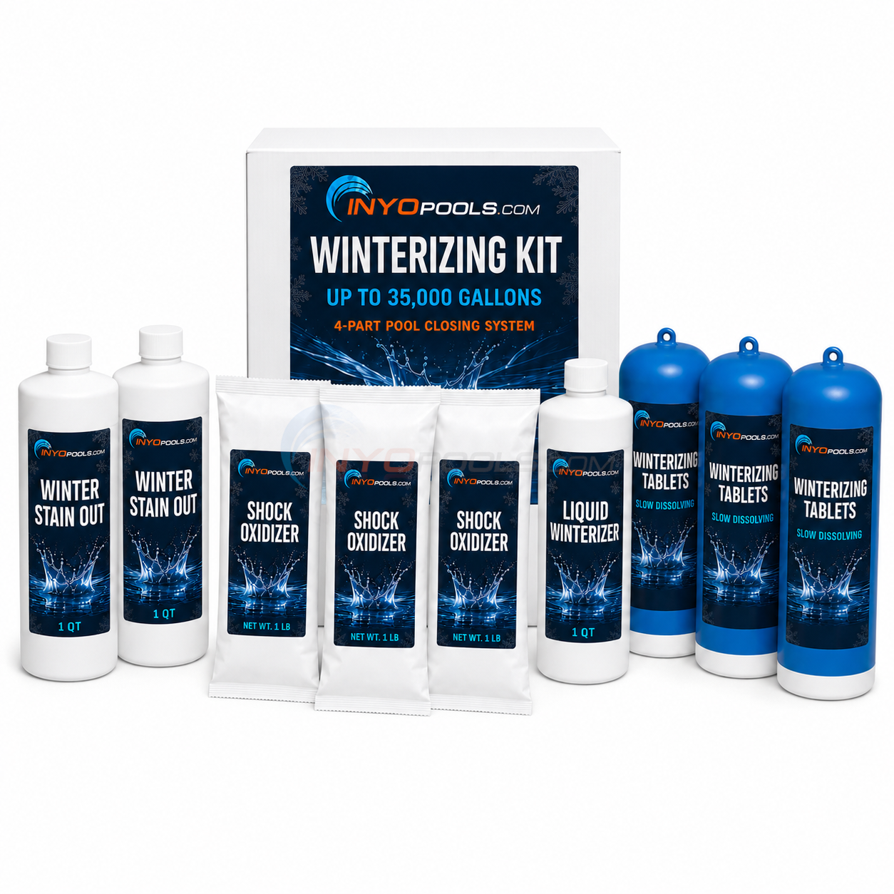Winter Pool Closing Chemical Kit up to 35,000 Gallons - 57538