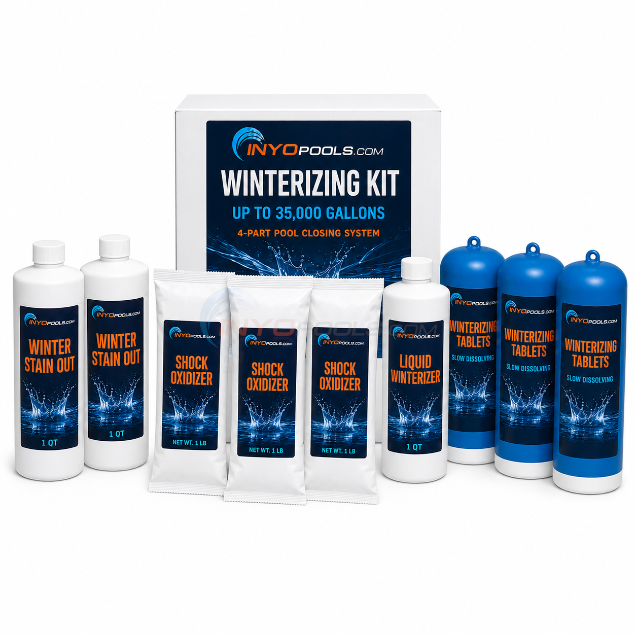 Winter Pool Closing Chemical Kit up to 35,000 Gallons