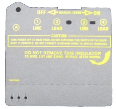 Clear Plastic Insulator