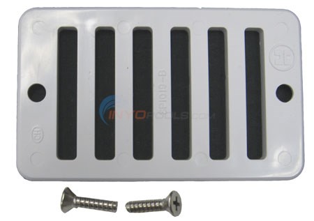 New Swimming Pool Rectangular Deck Grate 2" x 4" Drain w/ screws for SP1019BA 