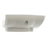 Wilbar Eclipse LX Top Cap Support for Curved Sections, 6", Pearl, Single - 15446