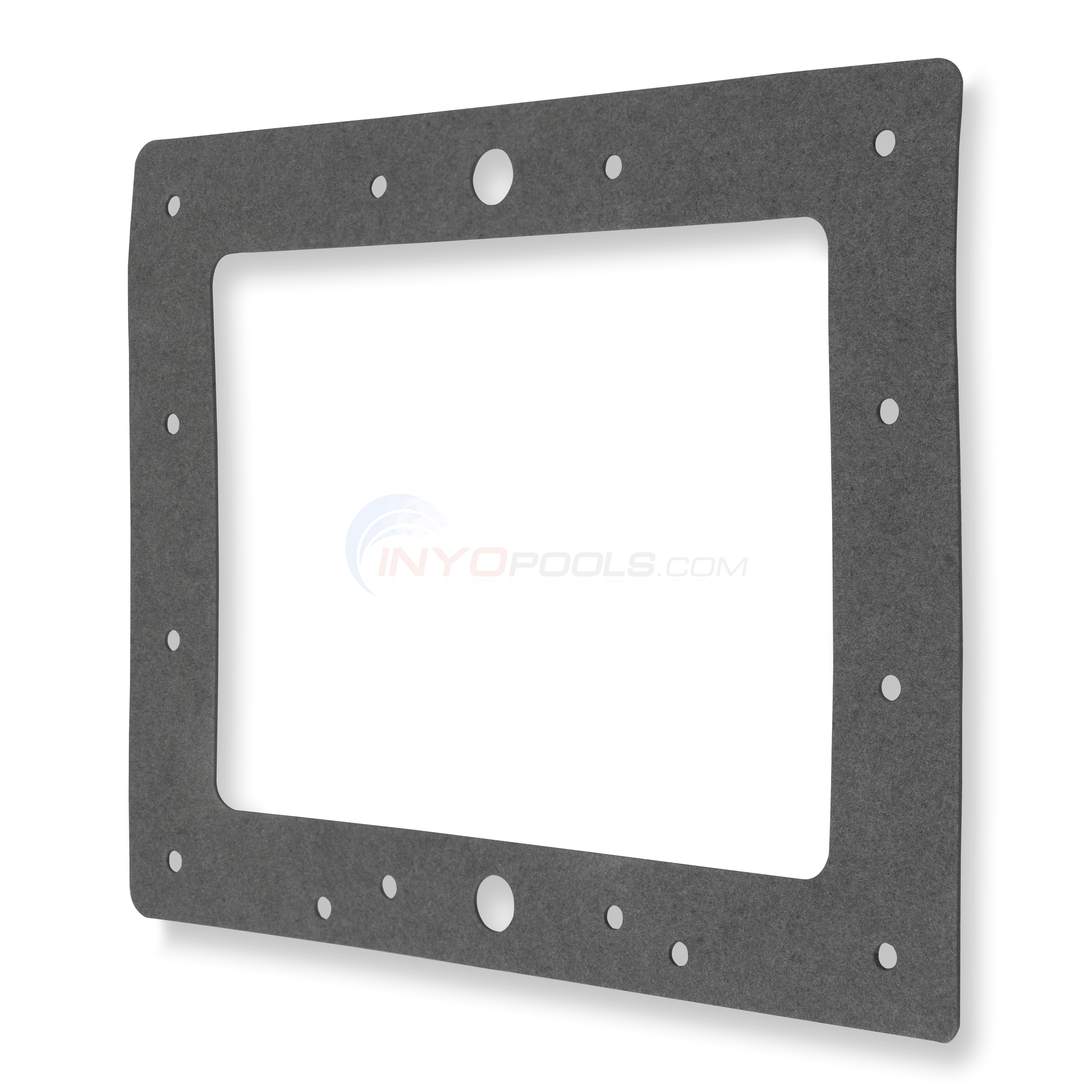 Pool Skimmer Face Plate Gasket, 12 Hole, 101/2" x 83/8" OD, Replaces