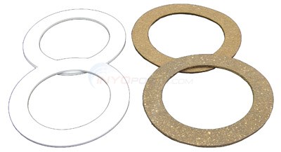 Inlet Gaskets, Set Of 2 Cork And 2 Rubber (75100)