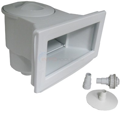 OLYMPIC WIDE MOUTH ONE PIECE ABOVE GROUND SKIMMER, WHITE (ACM19300