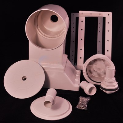 Waterway FloPro II Skimmer Wm Long Throat Dlx Rtn White (560D3C60L