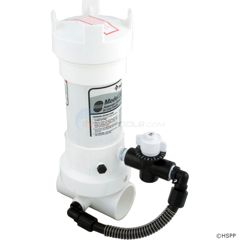 Pentair Rainbow 322 Automatic InLine Chlorinator, Tablet Feeder