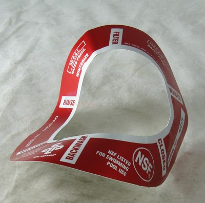 Praher Decal for Top Assy. Valve 2" (e-5-s2)