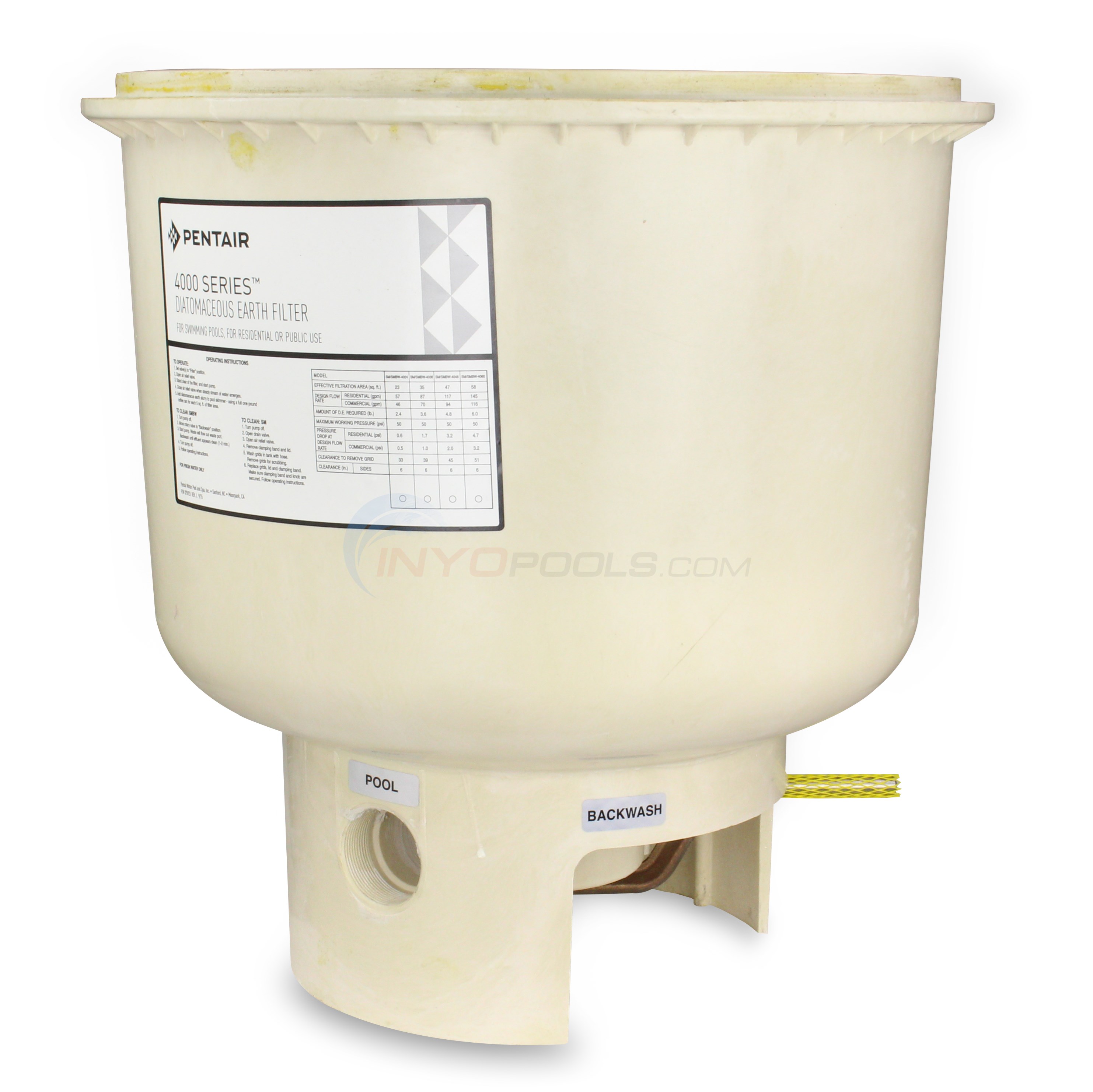 R♡♡ Pentair Tank Bottom for SMBW Series Filters | Includes
