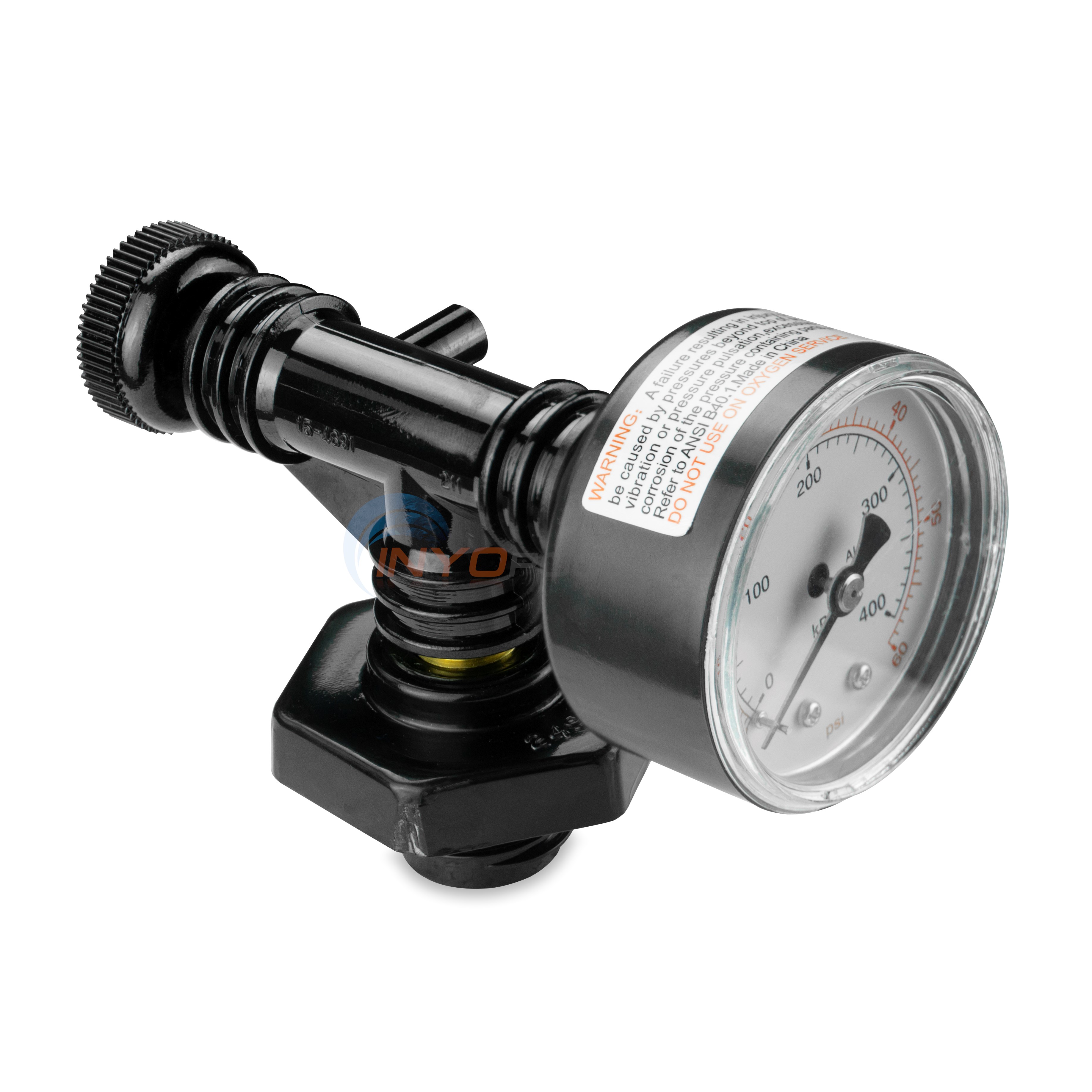 Pentair Air Relief Valve and PSI Pressure Gauge Assembly - 24850-0105