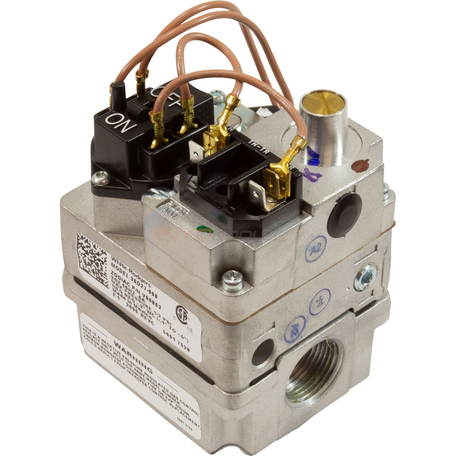 Jandy JXi Heater Gas Valve - R0591400 - INYOPools.com