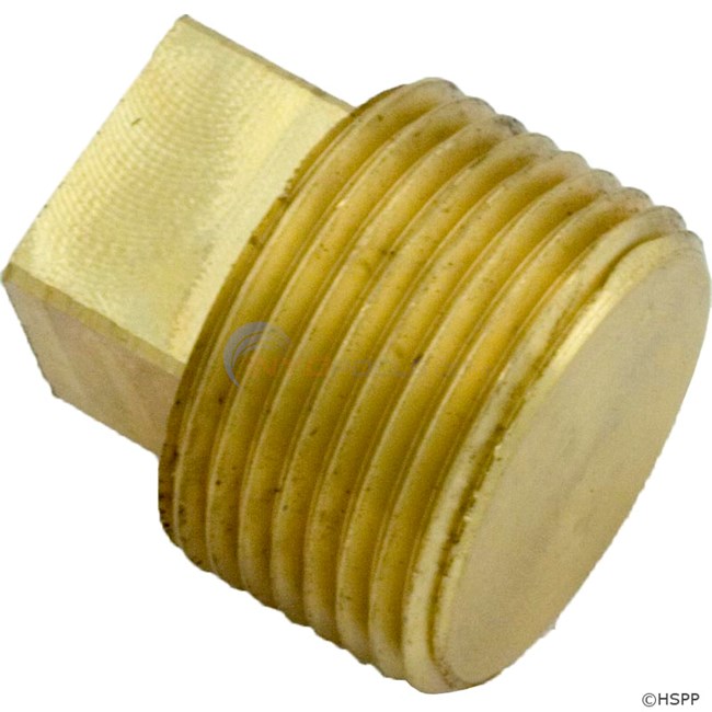 Anderson Metals Corporation 3/4" NPT Brass Plug (06121-12) - P0027000