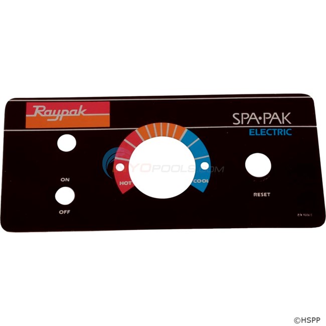 Raypak Dial Plate (900615)