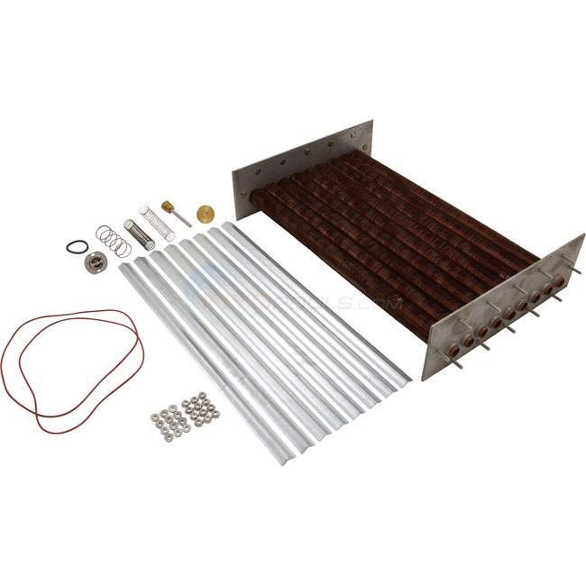 Raypak 010062F Heat Exchanger Tube Bundle, Copper, 406 407a, for Heaters with Polymer Headers