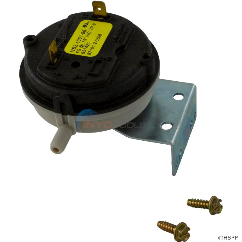 Raypak Pool Heater Pressure Switch for Model R337A, 1/8" Barb, SPNO