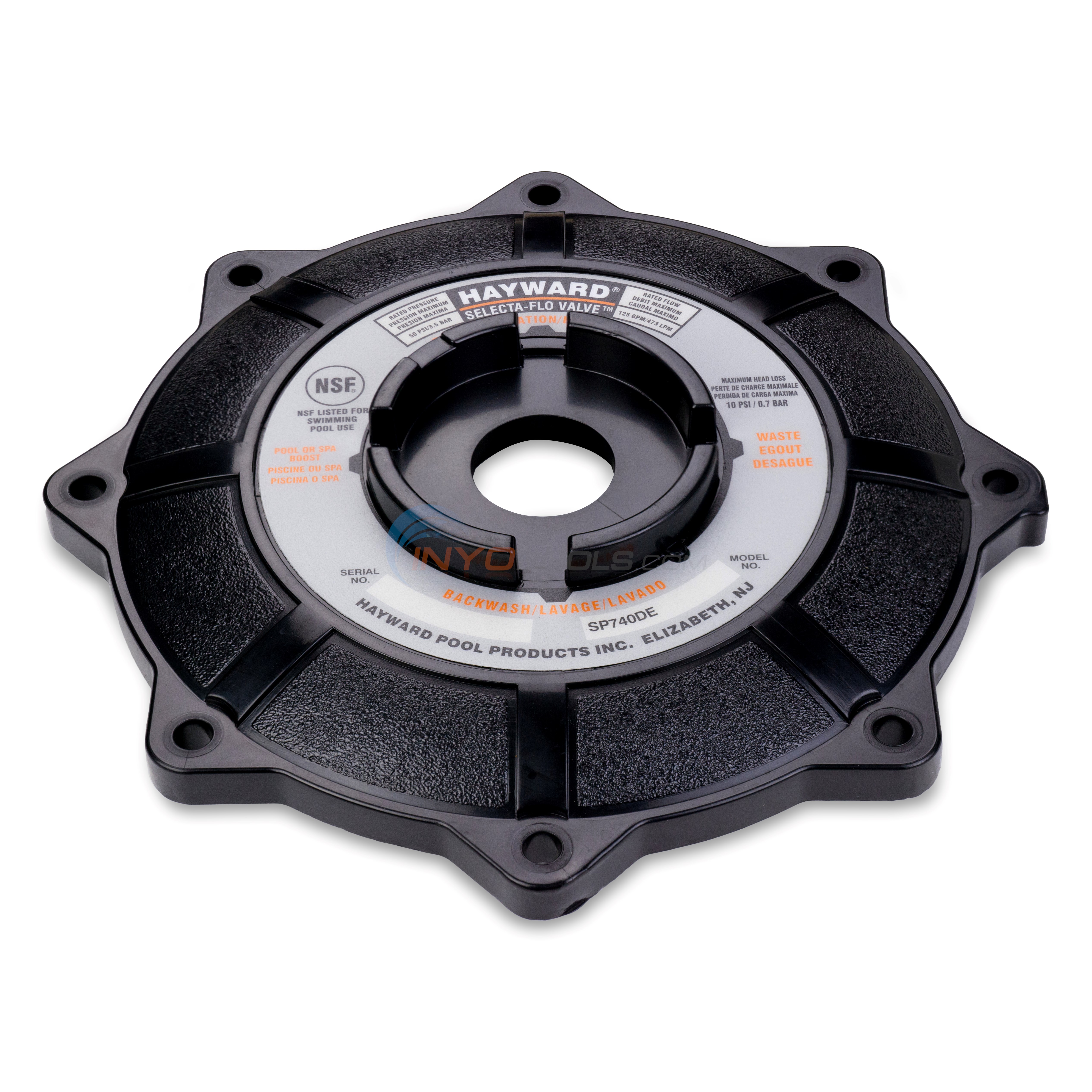 Hayward Selecta-Flo Multiport Valve - SP740DE Parts - INYOPools.com