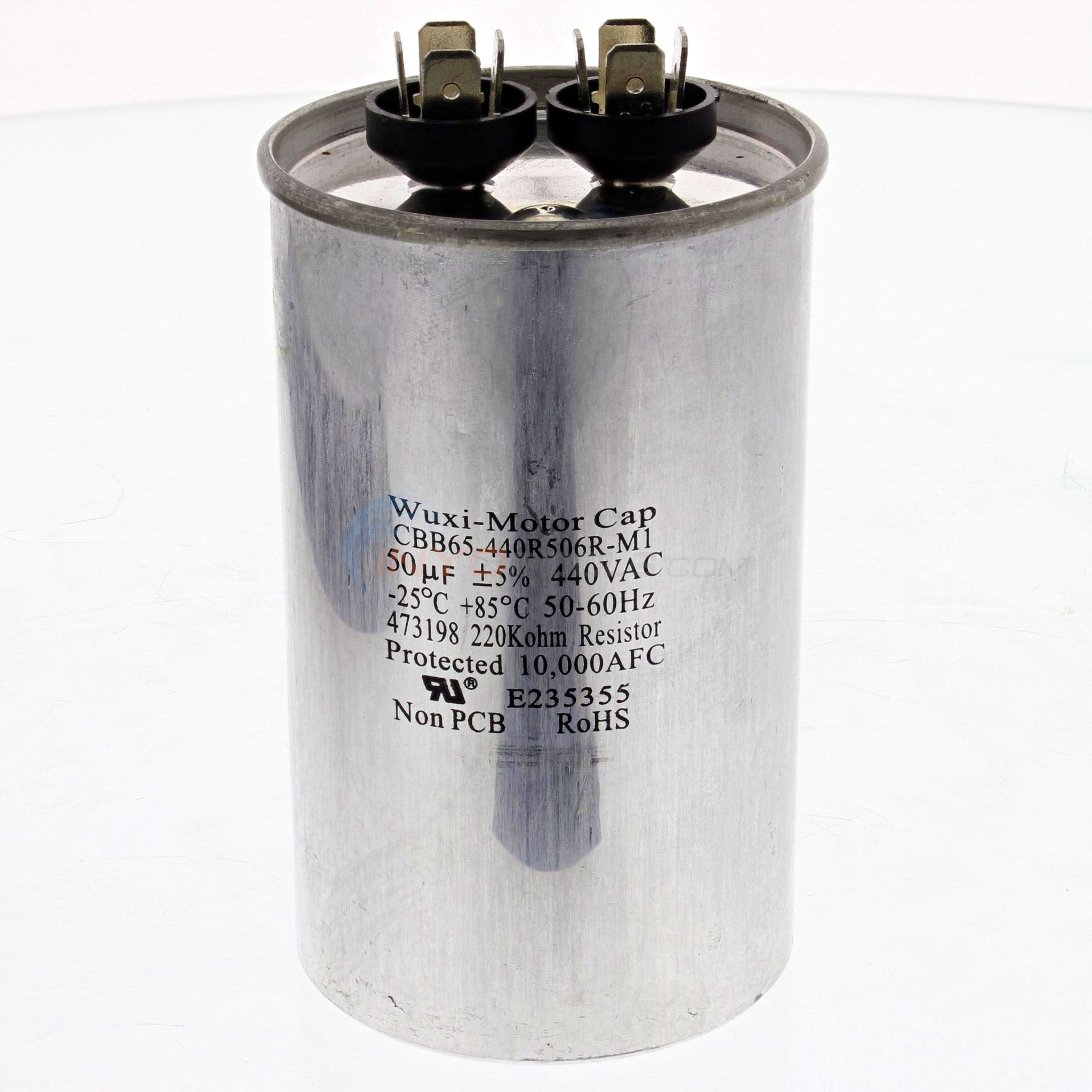 Pentair Capacitor, 50 MFD 440V 473198